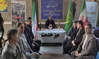 برپایی میز ارتباطات مردمی سازمان جهاد کشاورزی استان کرمانشاه در محل مسجد جامع کرمانشاه